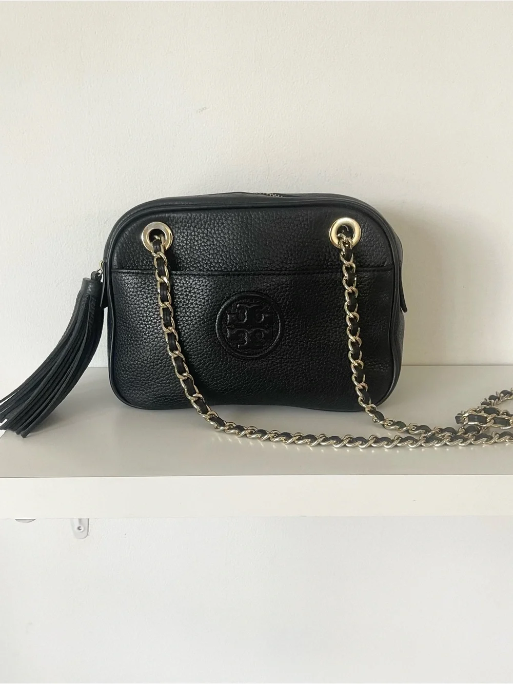 Tory Burch Black Tassel Crossbody Bag